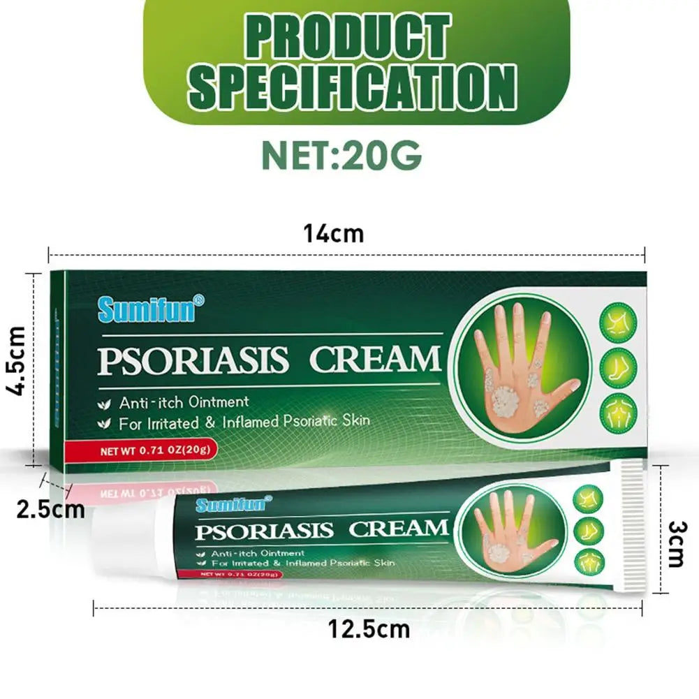 🌿 SuniFun Herbal Psoriasis & Eczema Relief Cream✨