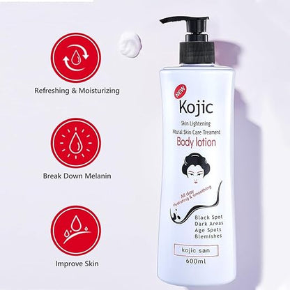 🌟🌿 Kojic Skin Lightening Body Lotion 🌿🌟
