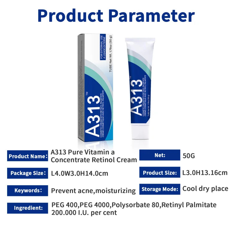 A313 Pure Vitamin A Retinol Cream 50g