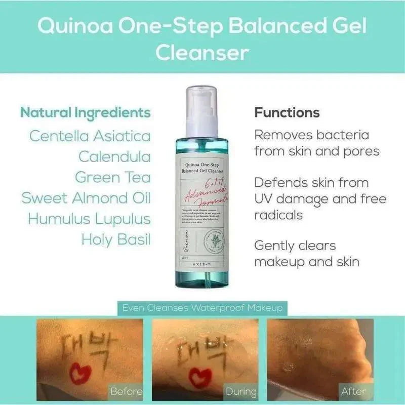 🌿✨ Axis-Y Quinoa Balanced Gel Cleanser 180ml ✨🌿