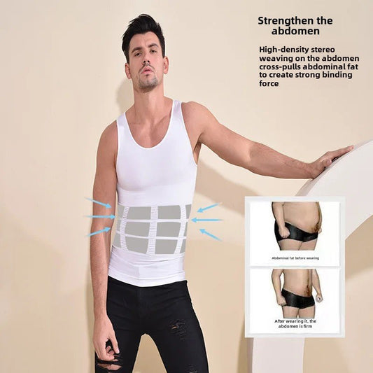 Slimming And Shaping Clothes, Vest, Shirt For Men, Abdomen Slimming 💪👕