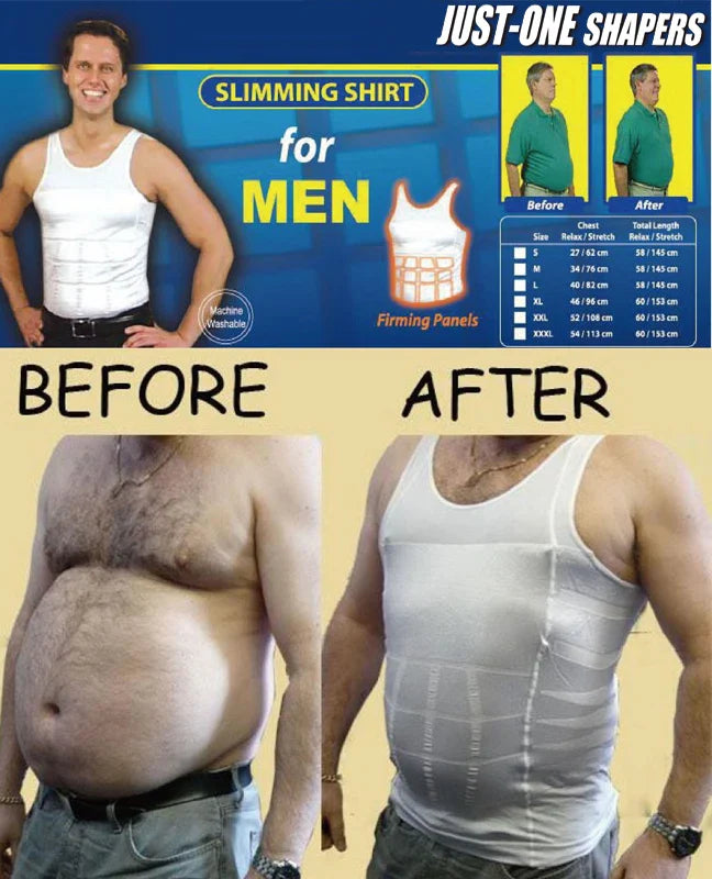 Slimming And Shaping Clothes, Vest, Shirt For Men, Abdomen Slimming 💪👕
