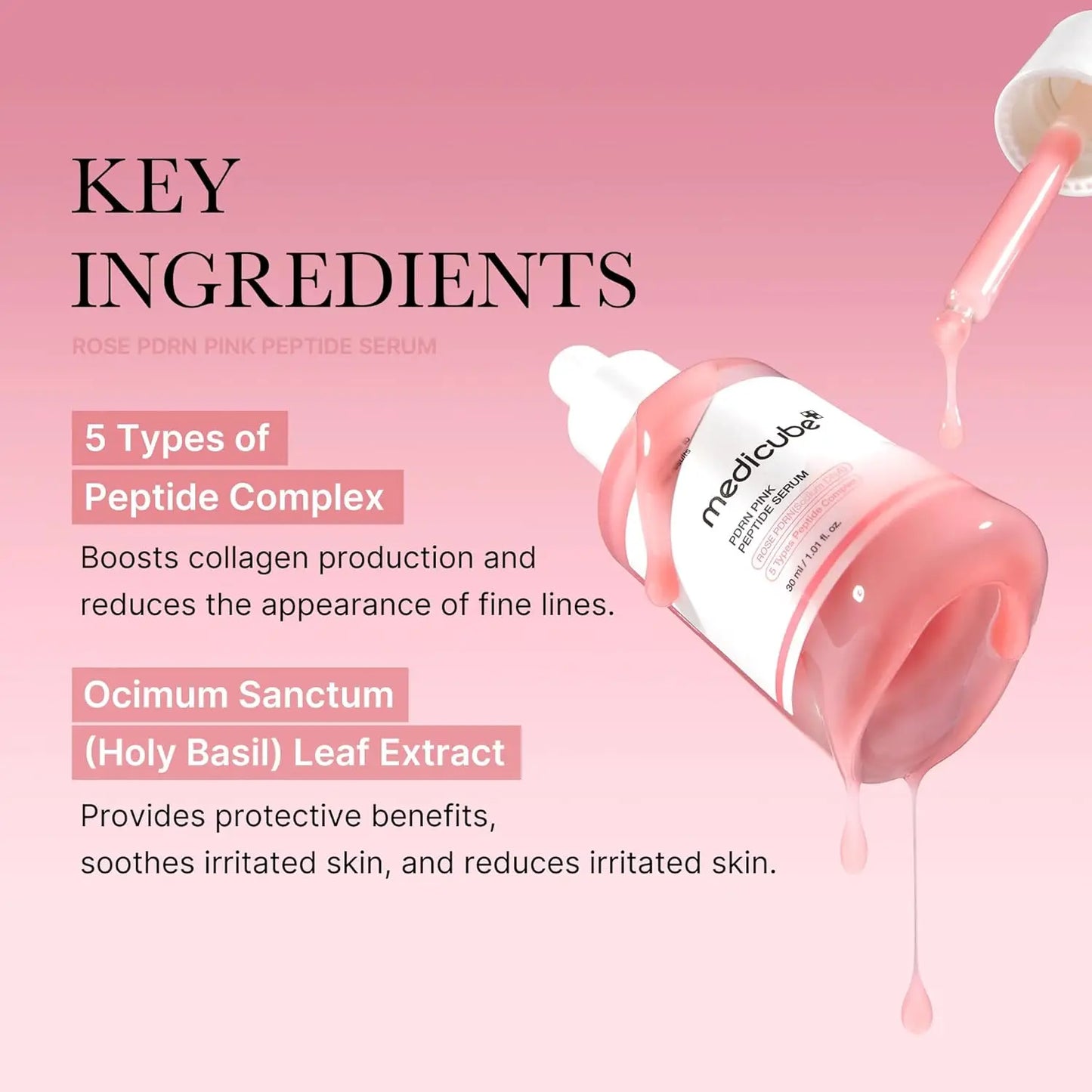 🌸Medicube PDRN Pink Peptide Serum (30ml)🌸