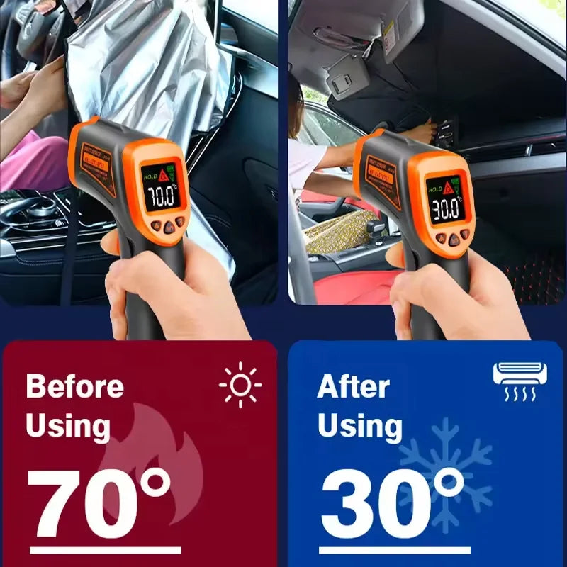 🚗 Car UV Protection Visor – Foldable Windshield Sunshade Umbrella
