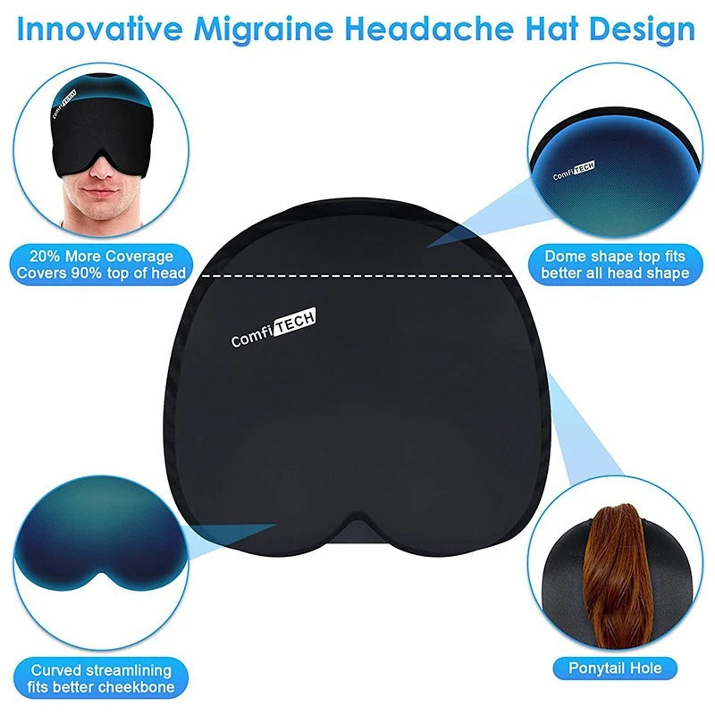 Migraine Relief Therapy Ice Cap For Relieve Pain