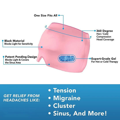 Migraine Relief Therapy Ice Cap For Relieve Pain