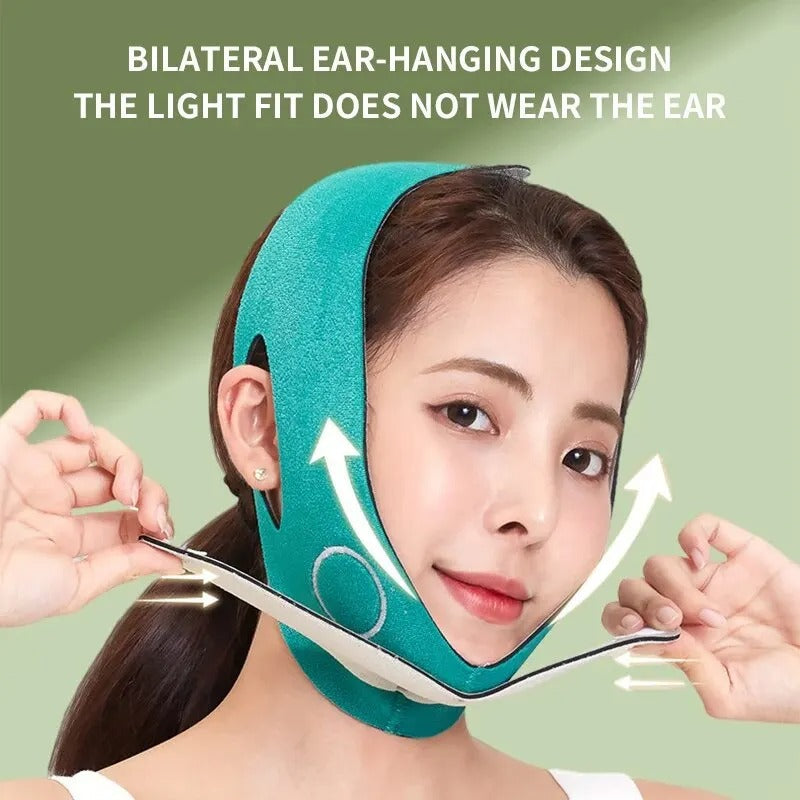 Face Bandage Adjustable V-Lift Up Belt