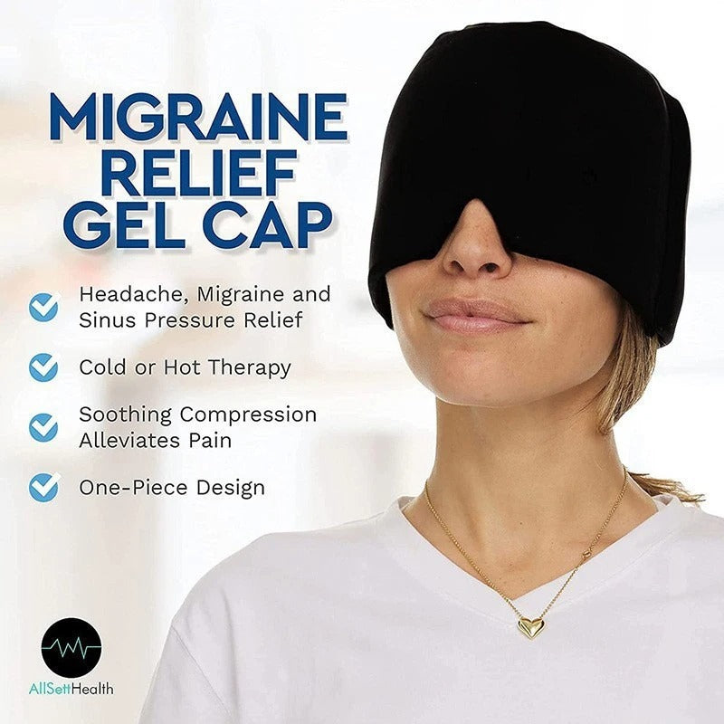 Migraine Relief Therapy Ice Cap For Relieve Pain