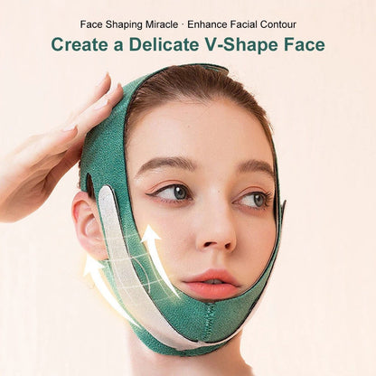 Face Bandage Adjustable V-Lift Up Belt