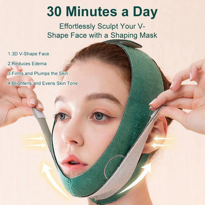 Face Bandage Adjustable V-Lift Up Belt