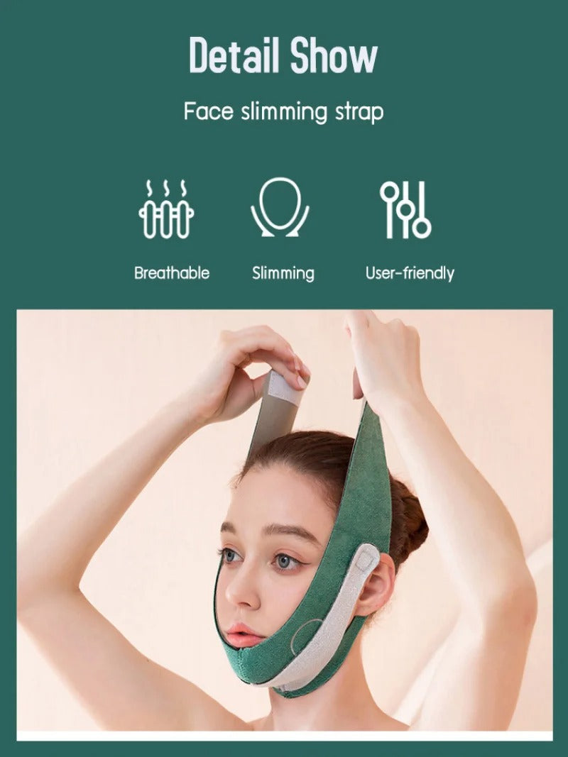 Face Bandage Adjustable V-Lift Up Belt