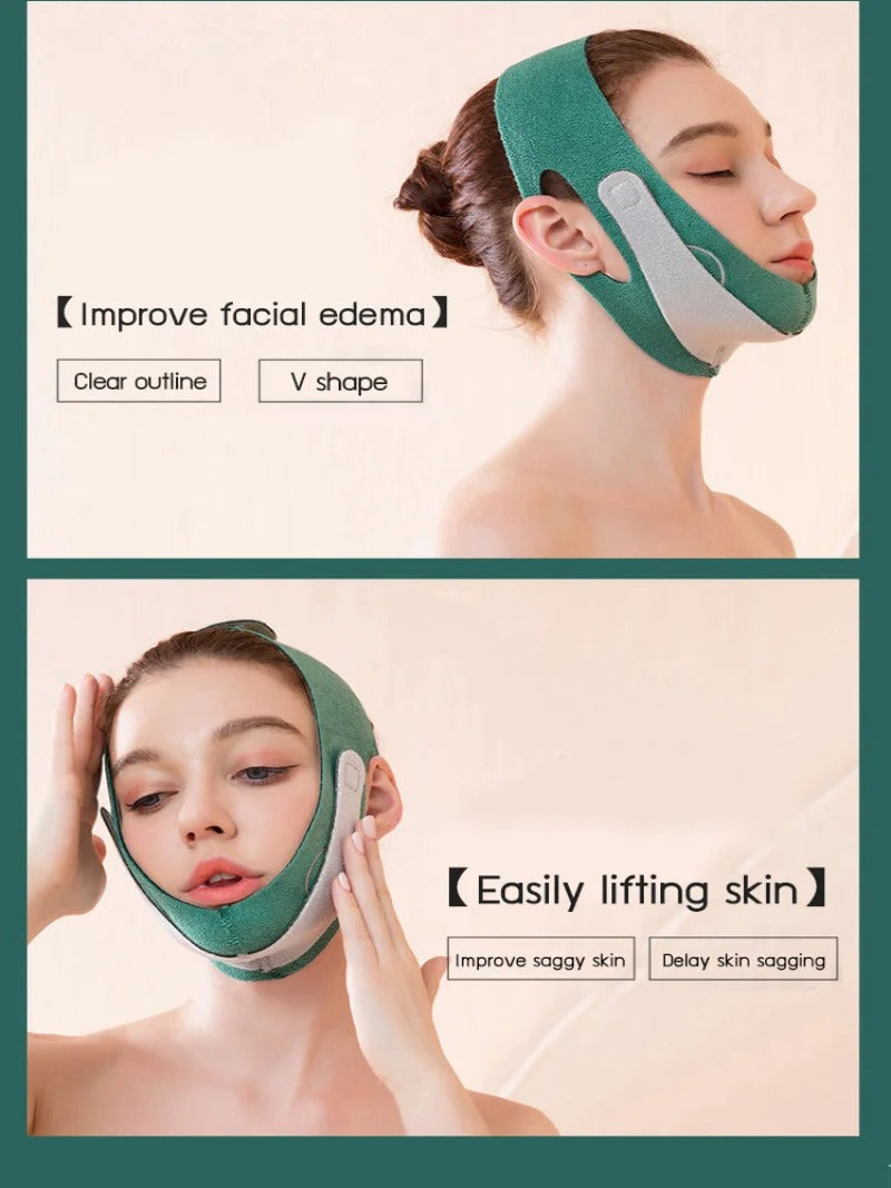 Face Bandage Adjustable V-Lift Up Belt