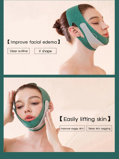 Face Bandage Adjustable V-Lift Up Belt